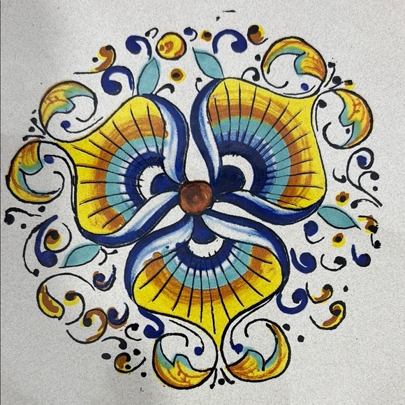 Vibrant Meridiana Plate Made in Italy - Picture 4 of 4